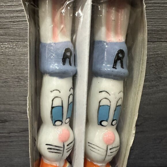 Vintage Easter Bunny Candles Set of 2 in Original Box Unlit 10” - Picture 3 of 8